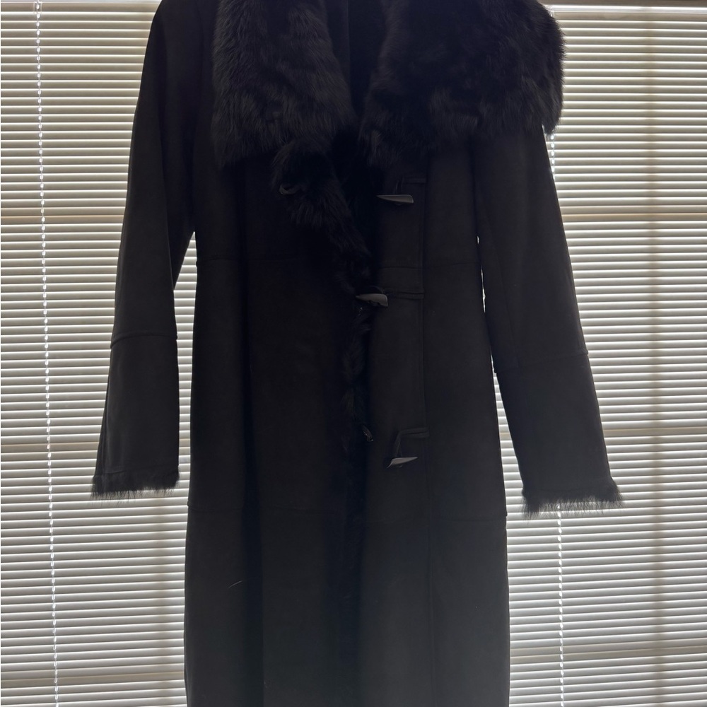 Andrew Marc Shearling coat like new sz S
